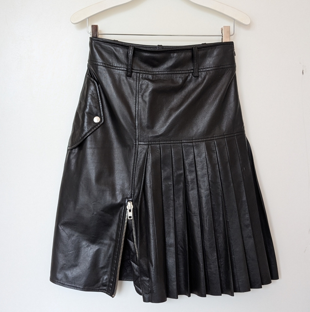 Public school leather skirt